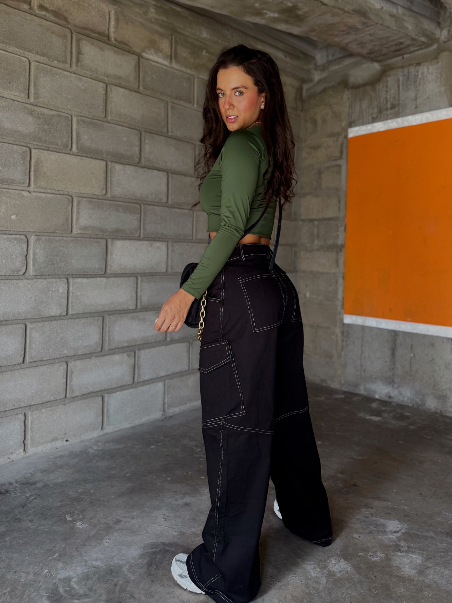 Pantalón Cargo Milán Negro