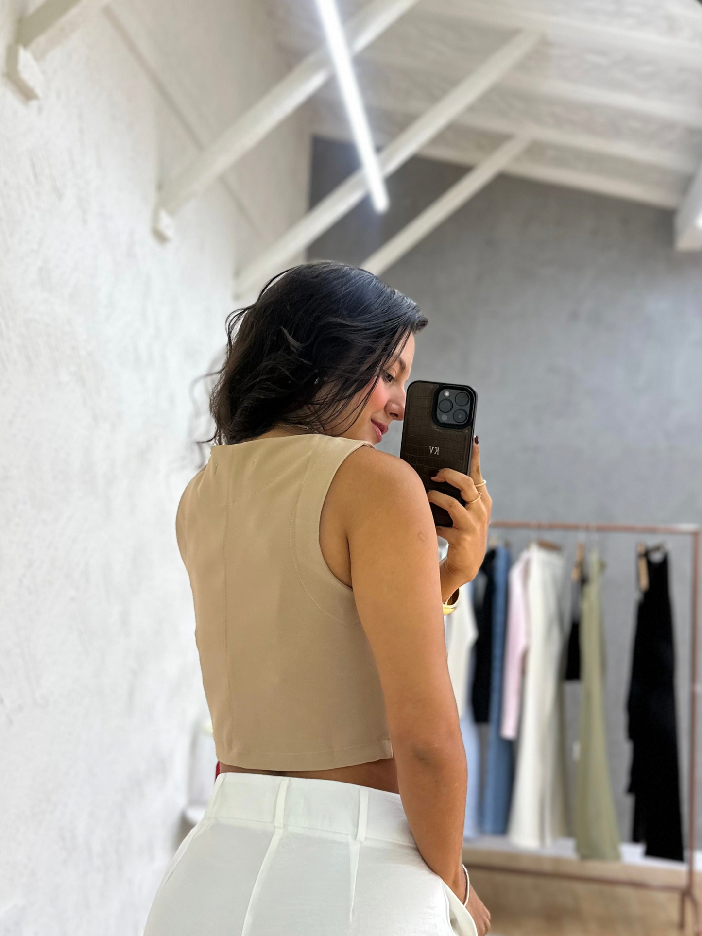 Chaleco Marquesa Camel