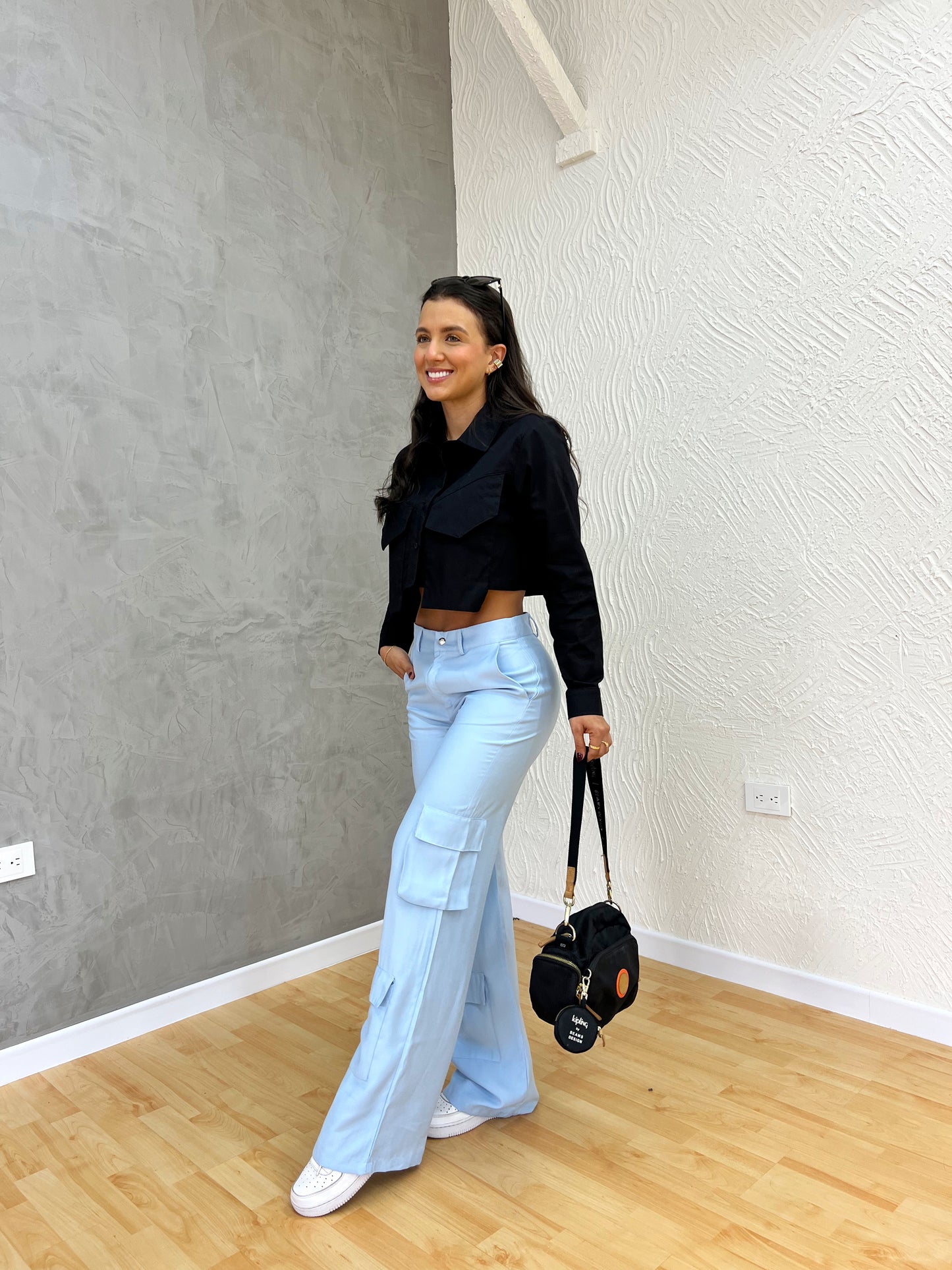 Pantalón Cargo Boston Celeste