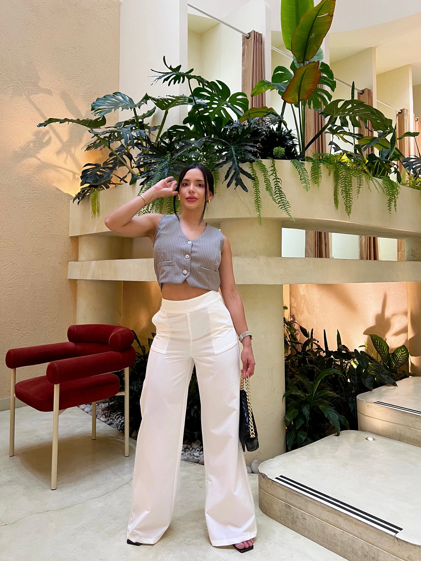 Pantalón Mykonos Marfil