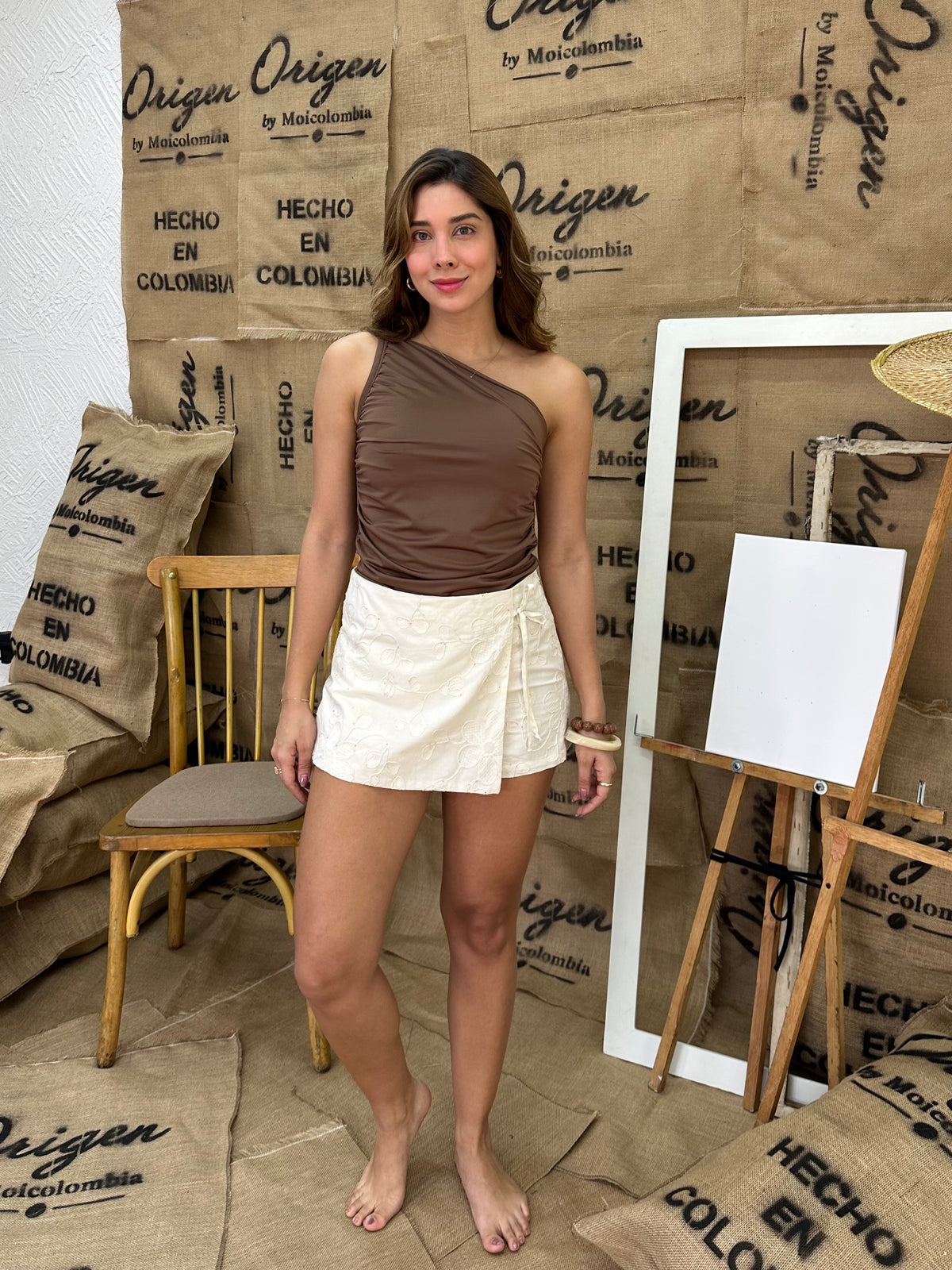Blusa Moca Café