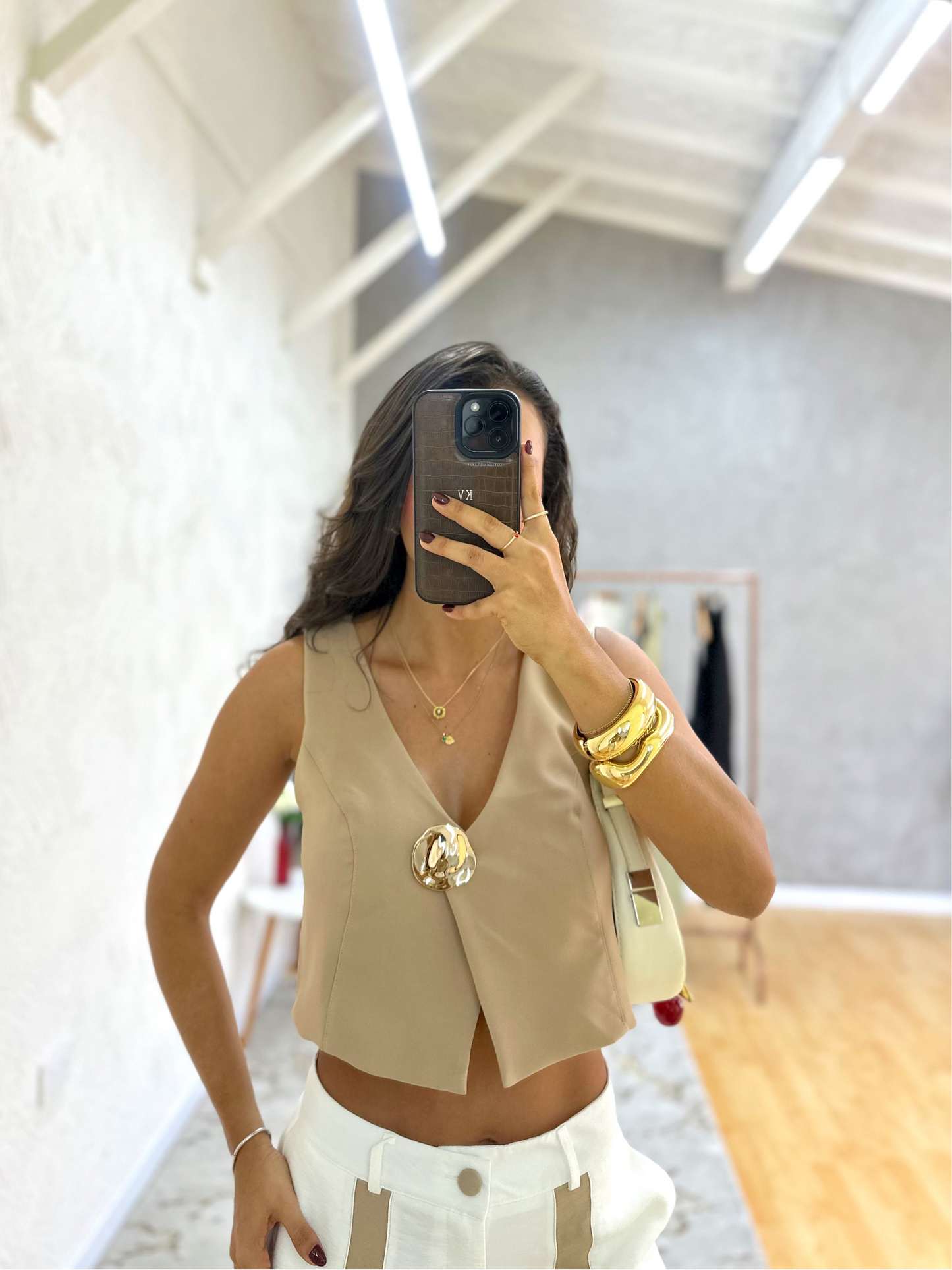 Chaleco Marquesa Camel