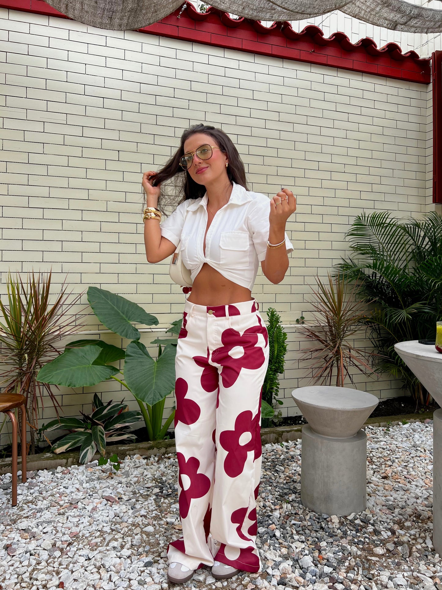 Pantalón Hawái Vinotinto
