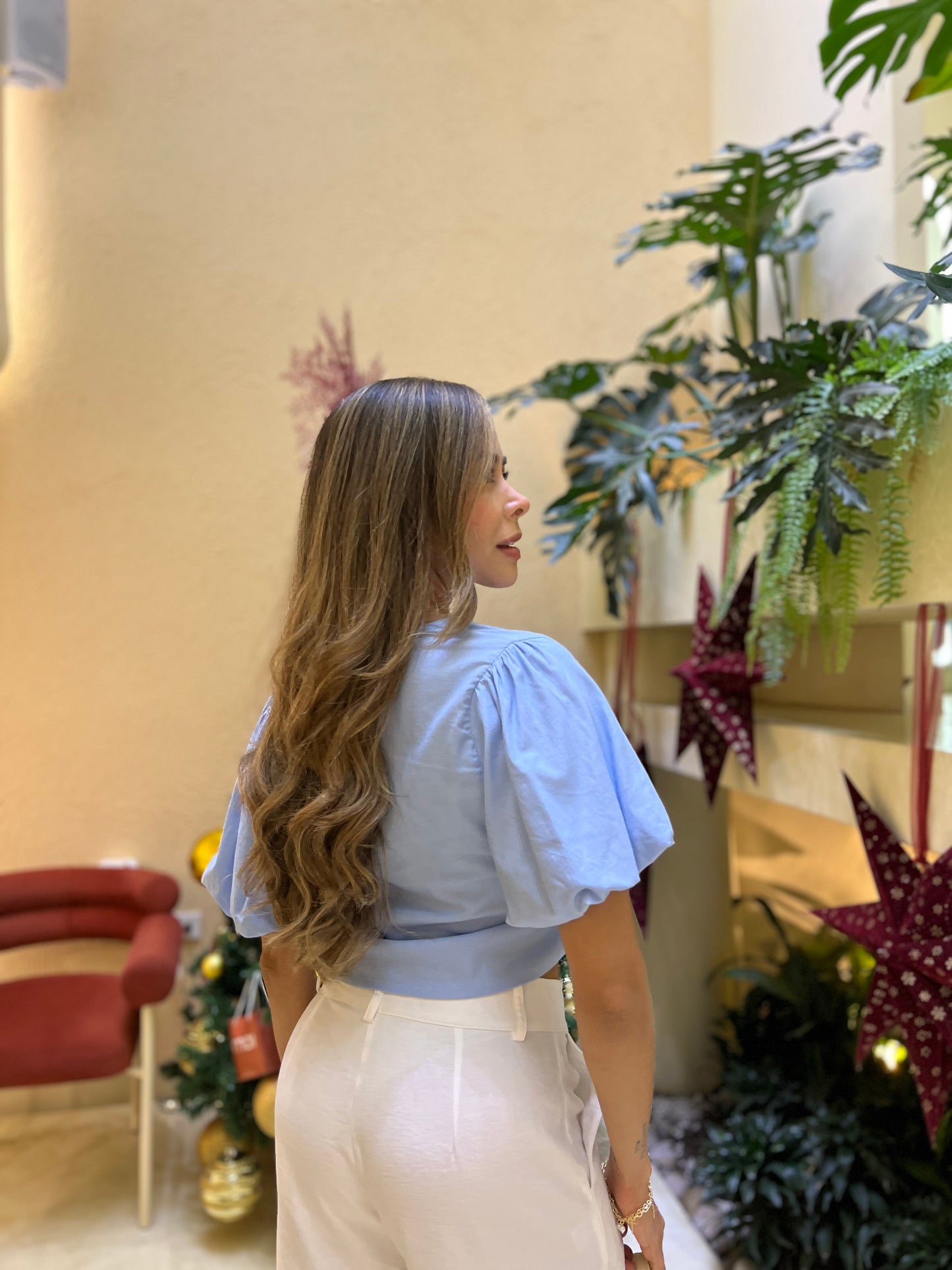 Blusa Mavy Celeste