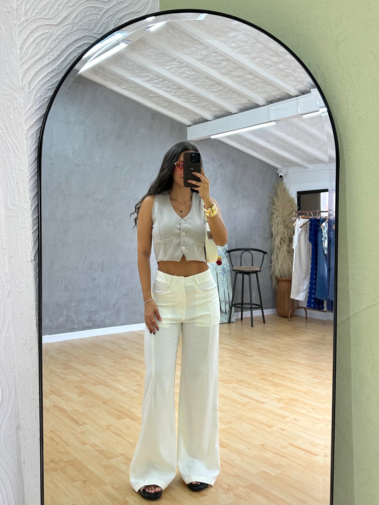 Chaleco Pandora Gris Claro