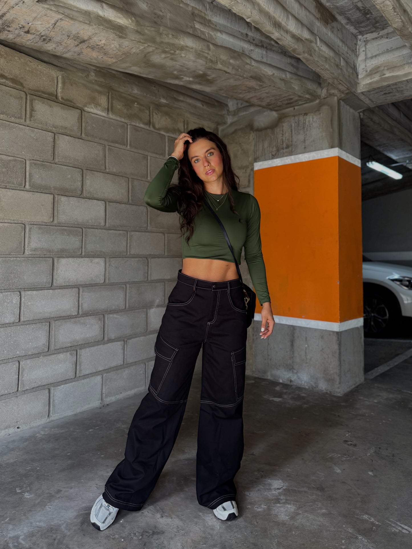 Pantalón Cargo Milán Negro