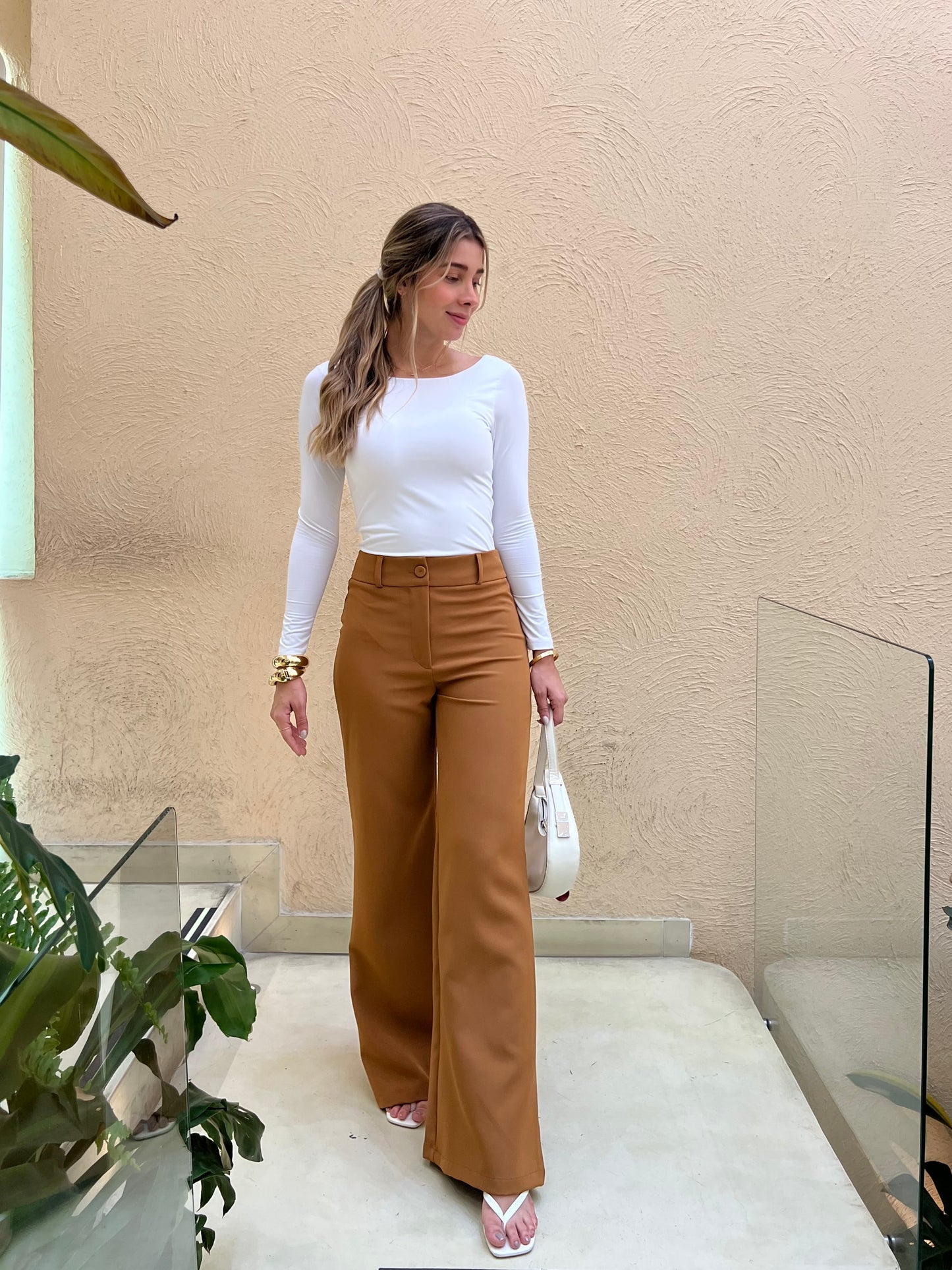 Pantalón Mónaco Camel