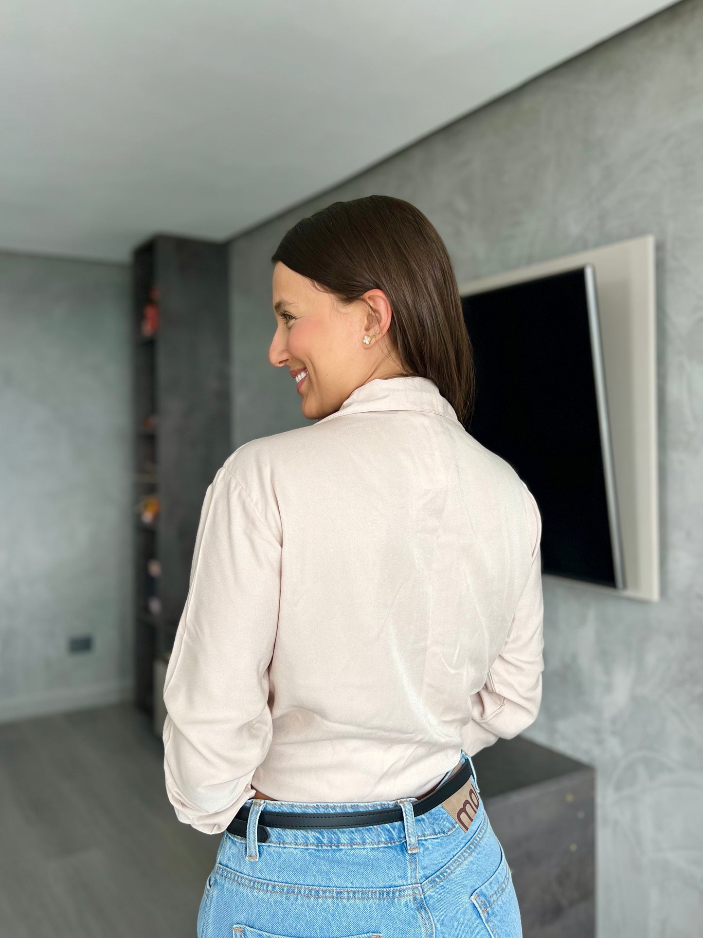 Camisera Aurora Beige