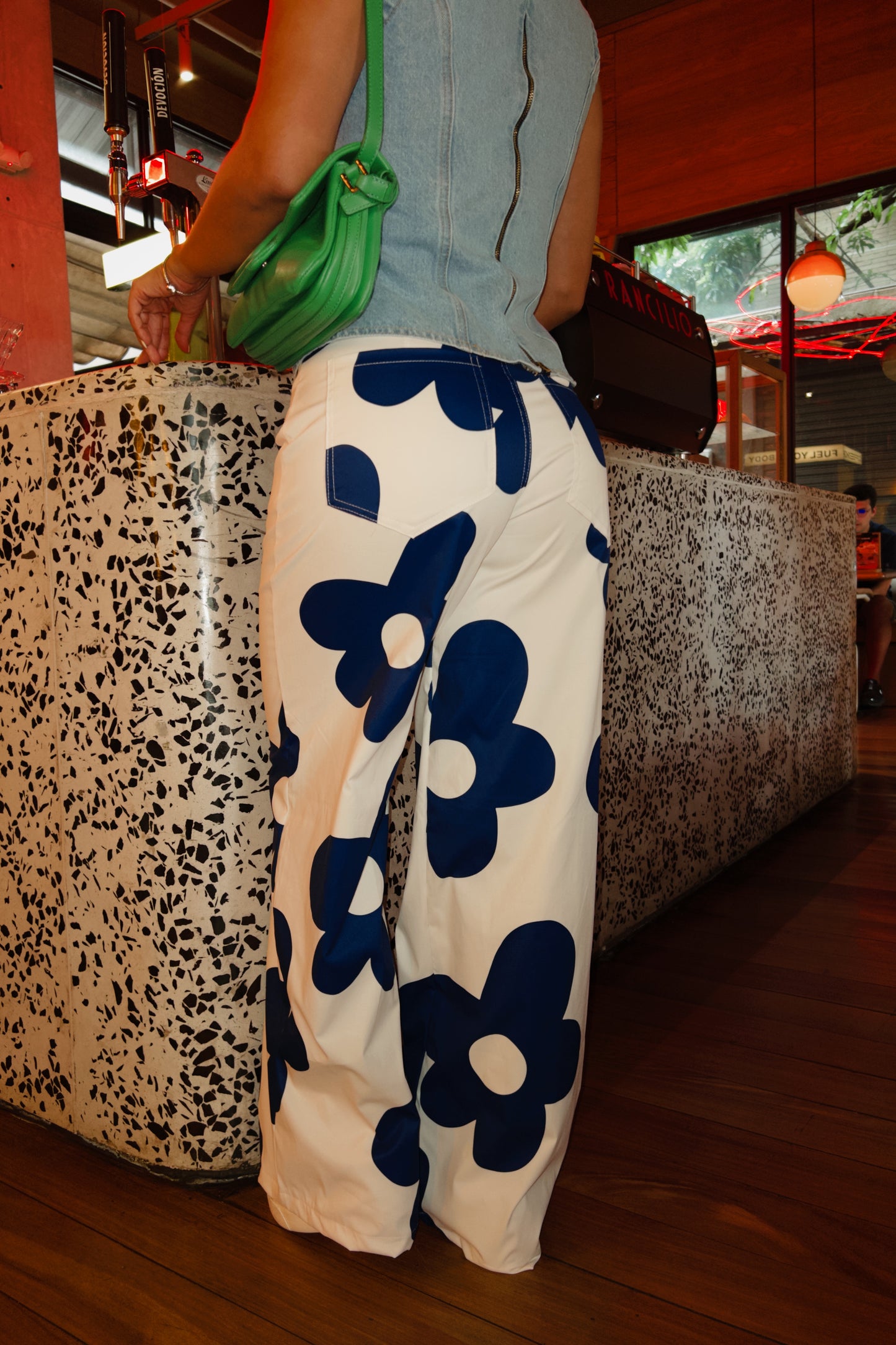 Pantalón Hawái Azul