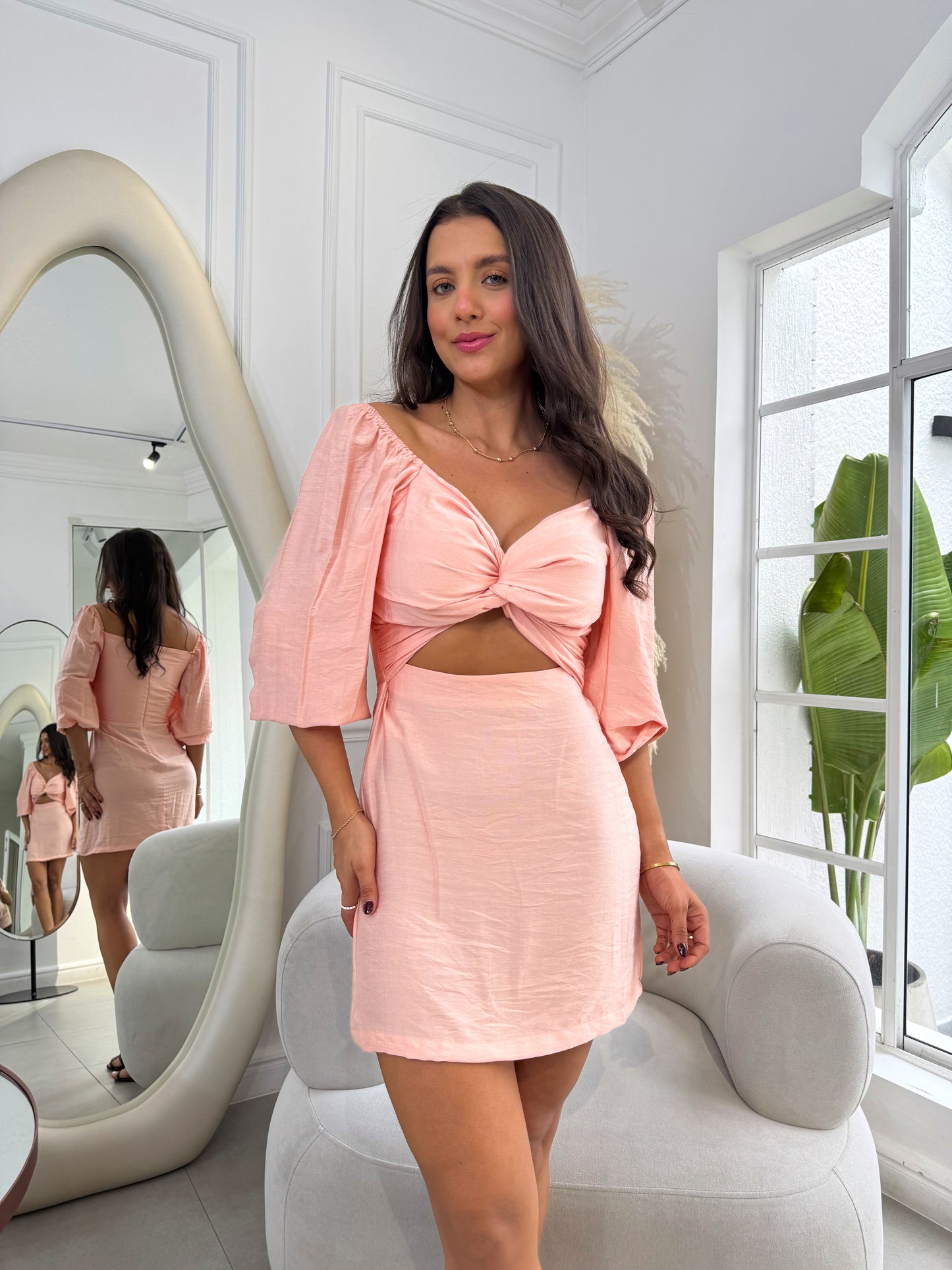 Vestido Amaranta Durazno