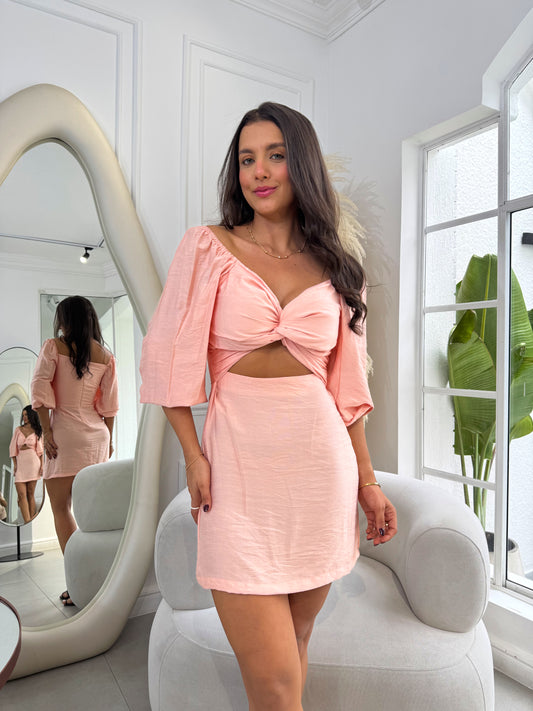 Vestido Amaranta Durazno