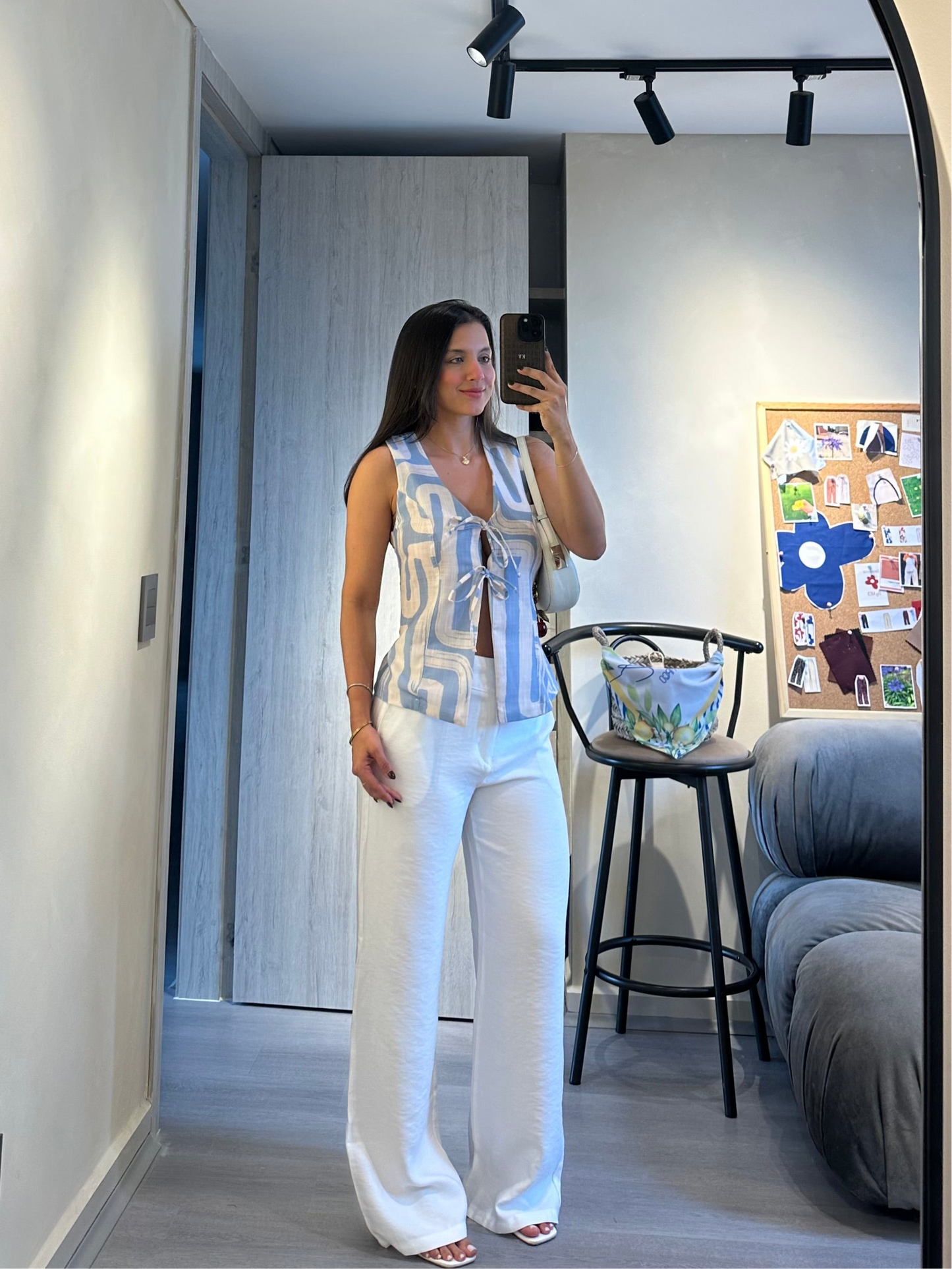 Blusa Paulina Celeste