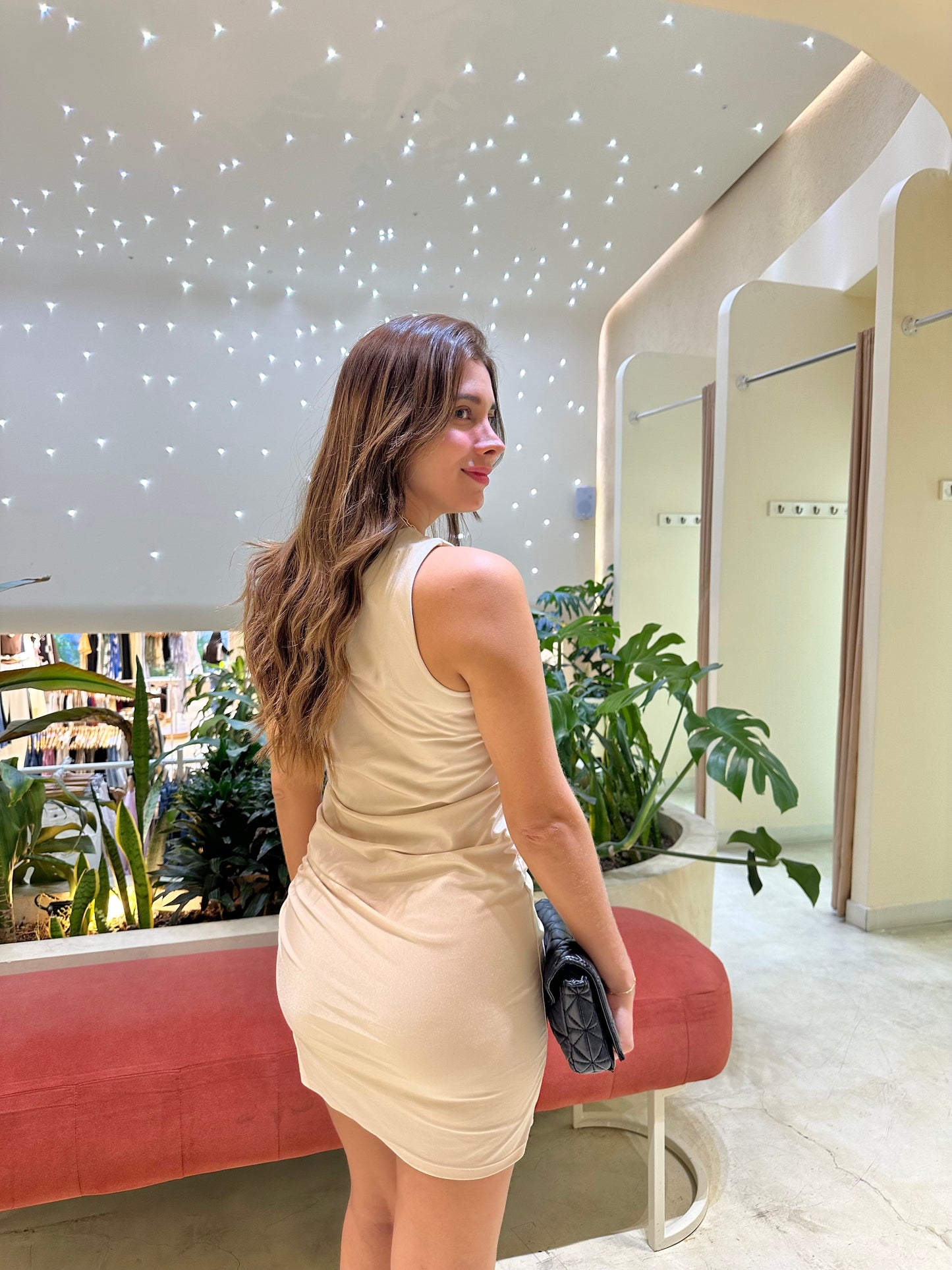 Vestido Dallas Beige