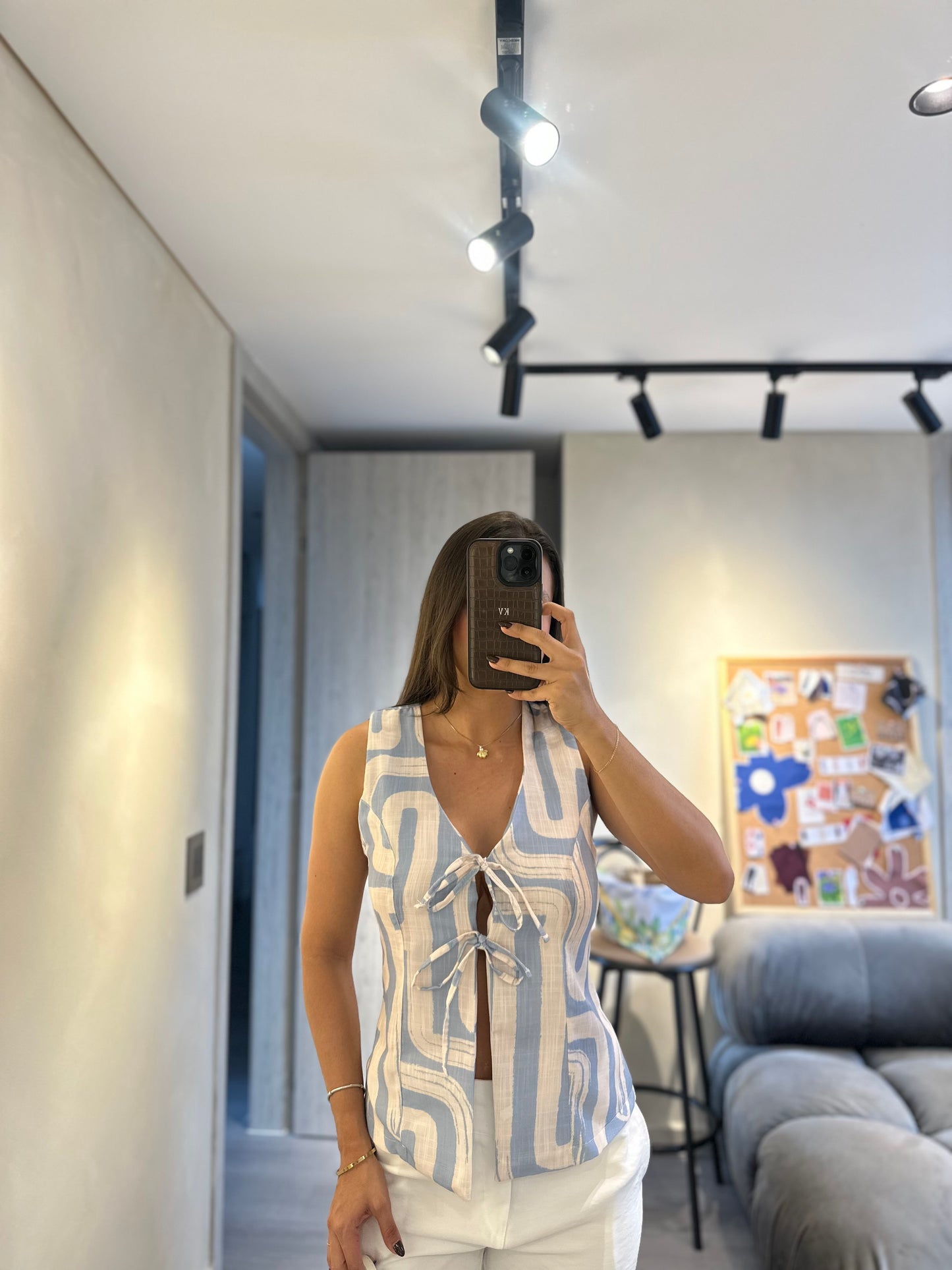 Blusa Paulina Celeste