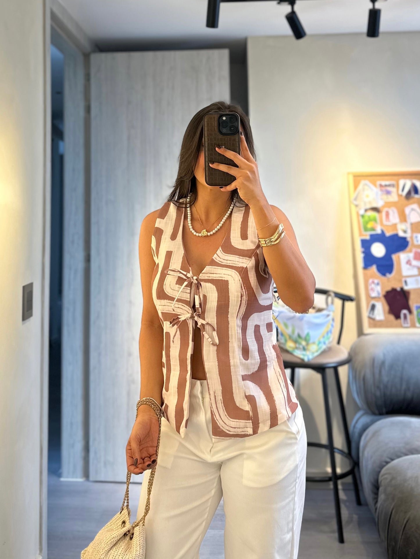 Blusa Paulina Taupe
