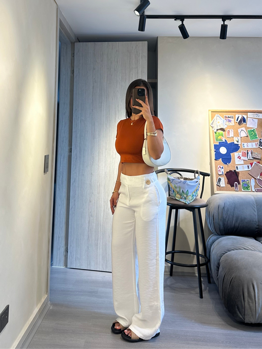 Pantalón Moscú Marfil