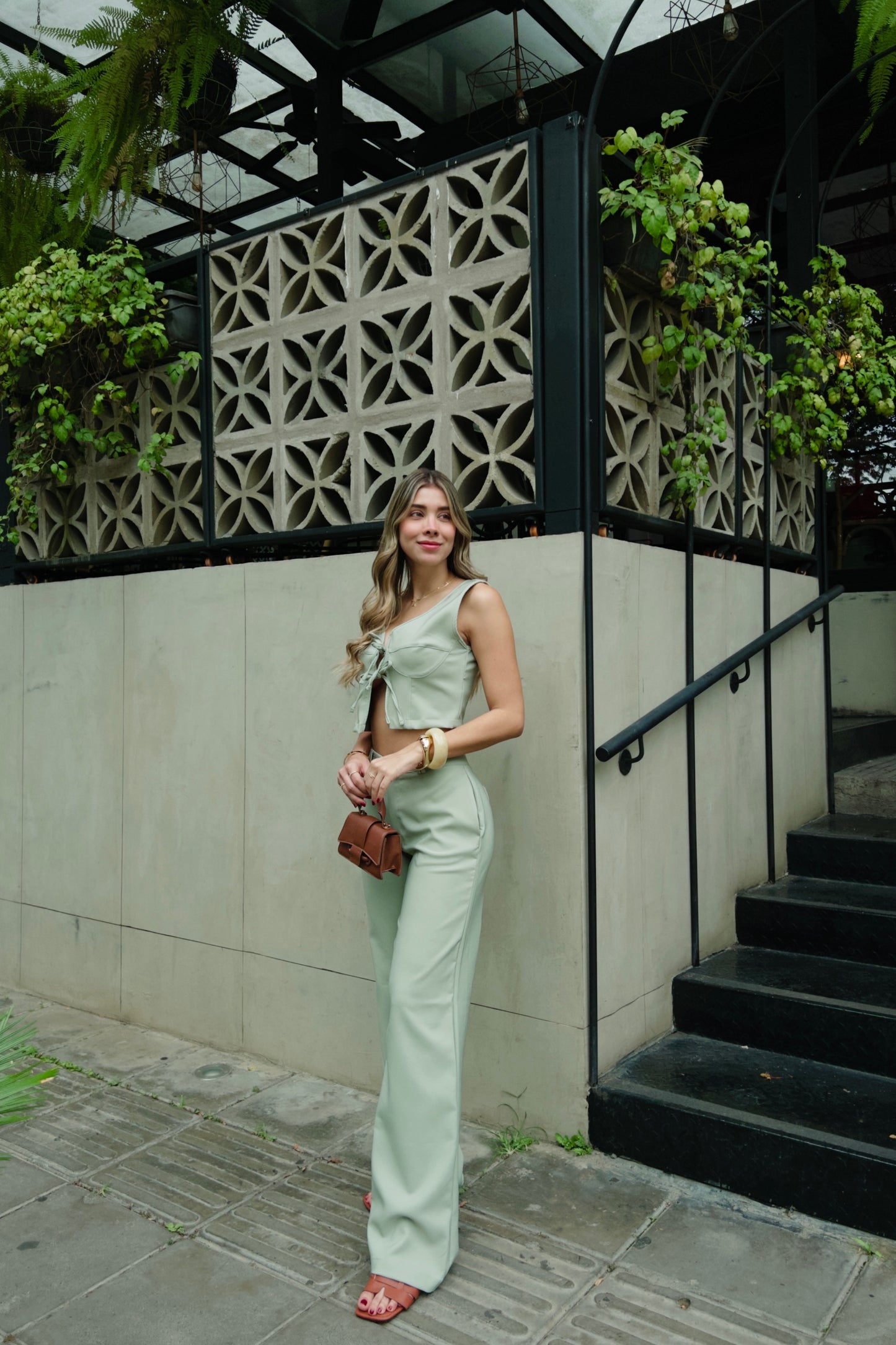 Pantalón Palmira Verde