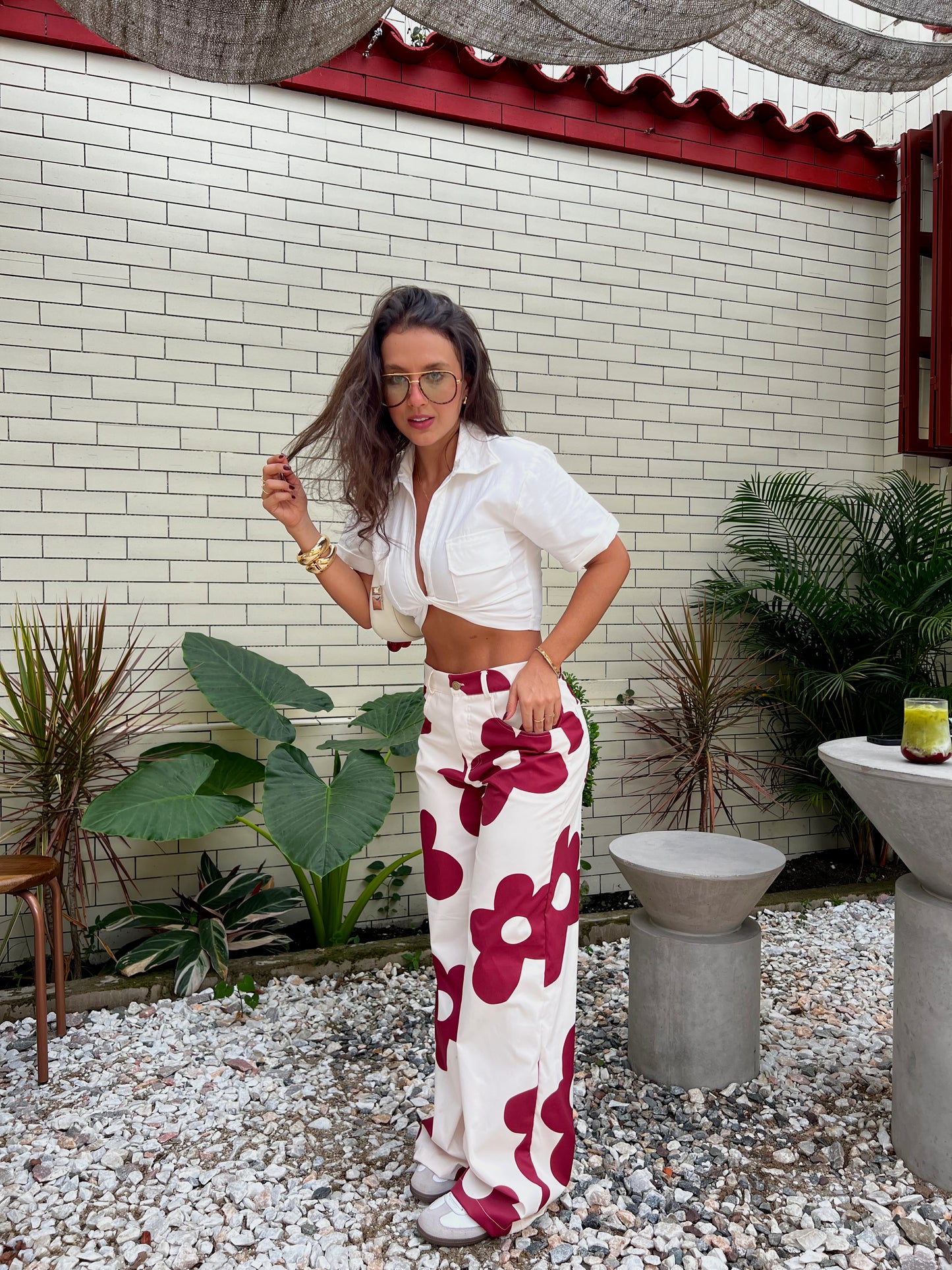 Pantalón Hawái Vinotinto