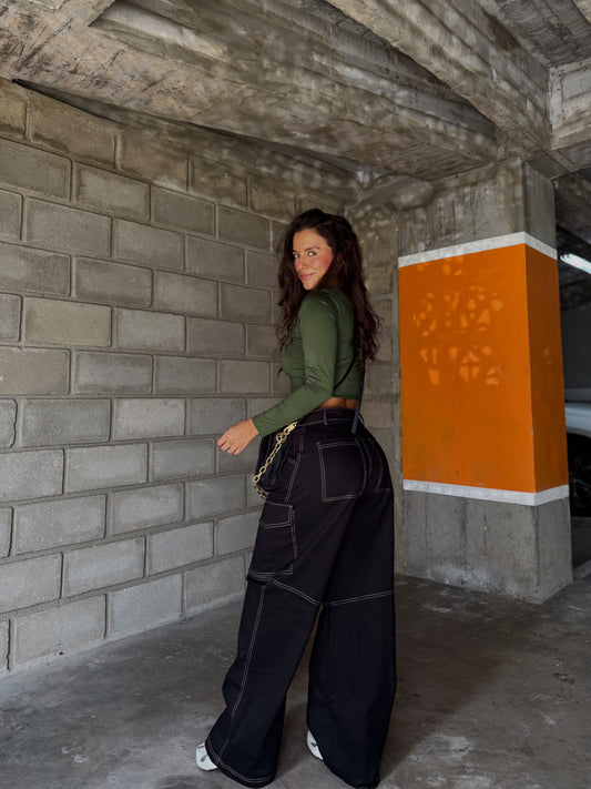 Pantalón Cargo Milán Negro