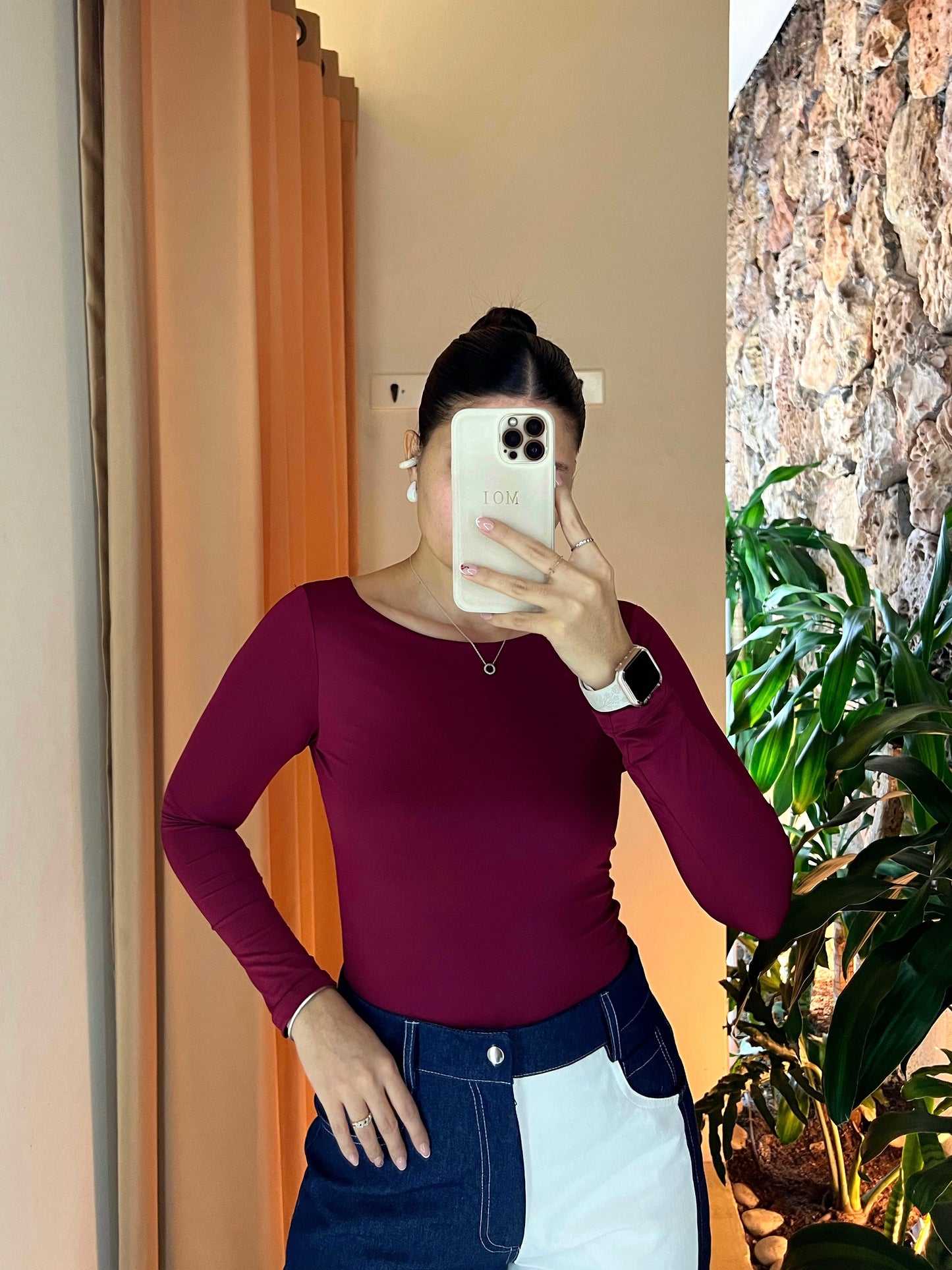 Blusa Lena Vinotinto