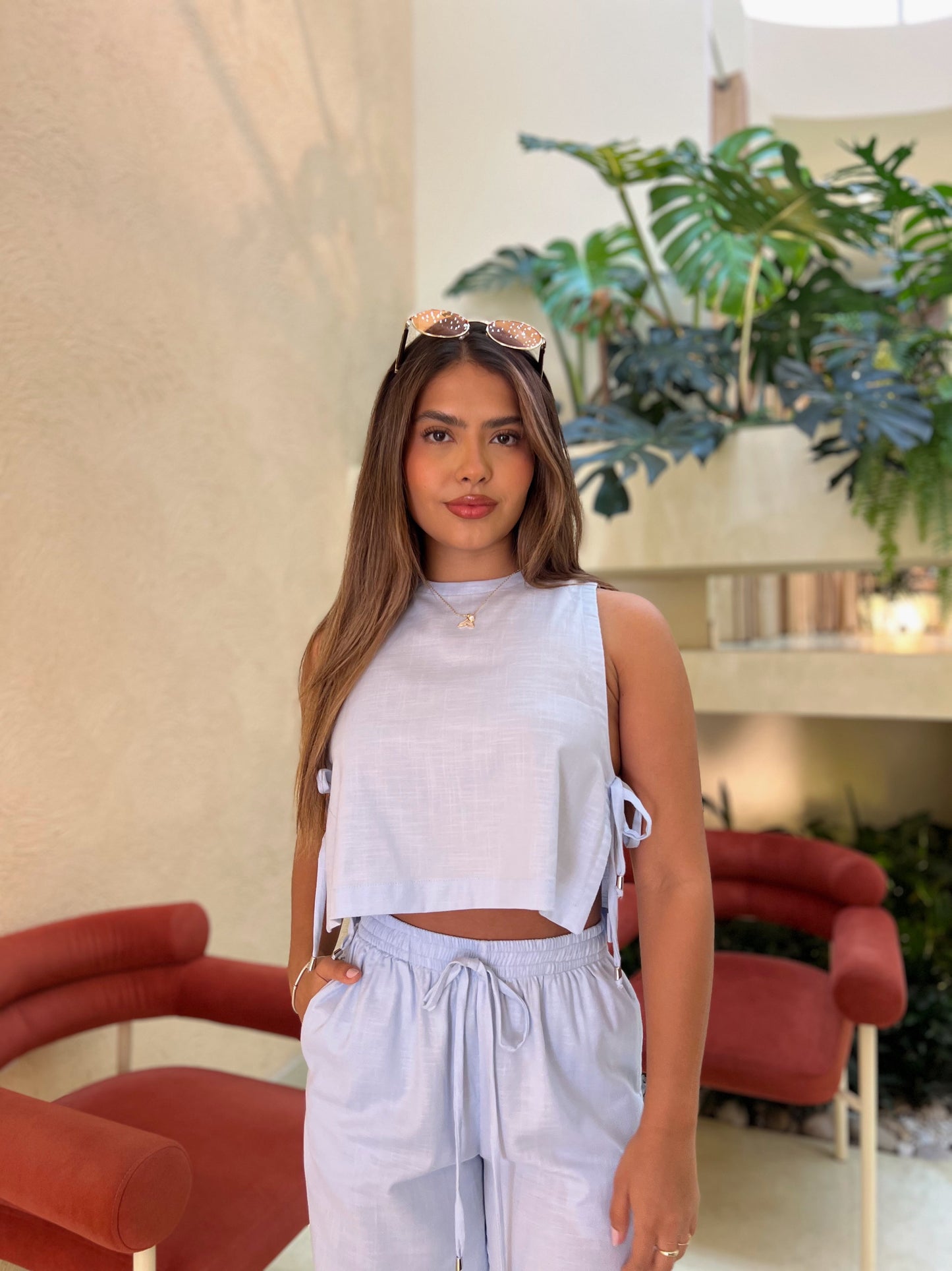 Blusa Maía Baby Blue