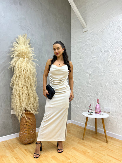 Vestido Greta Marfil