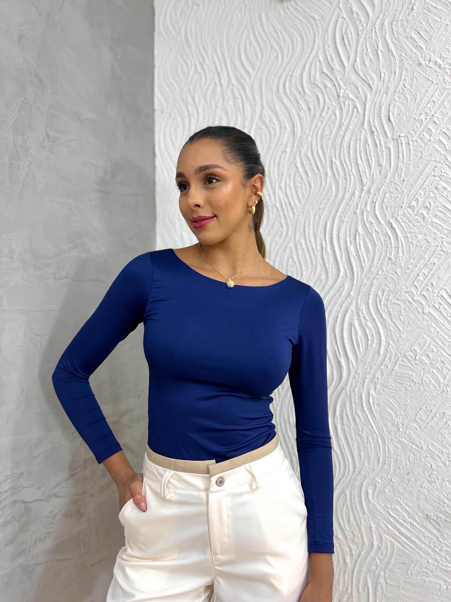 Blusa Lena Azul