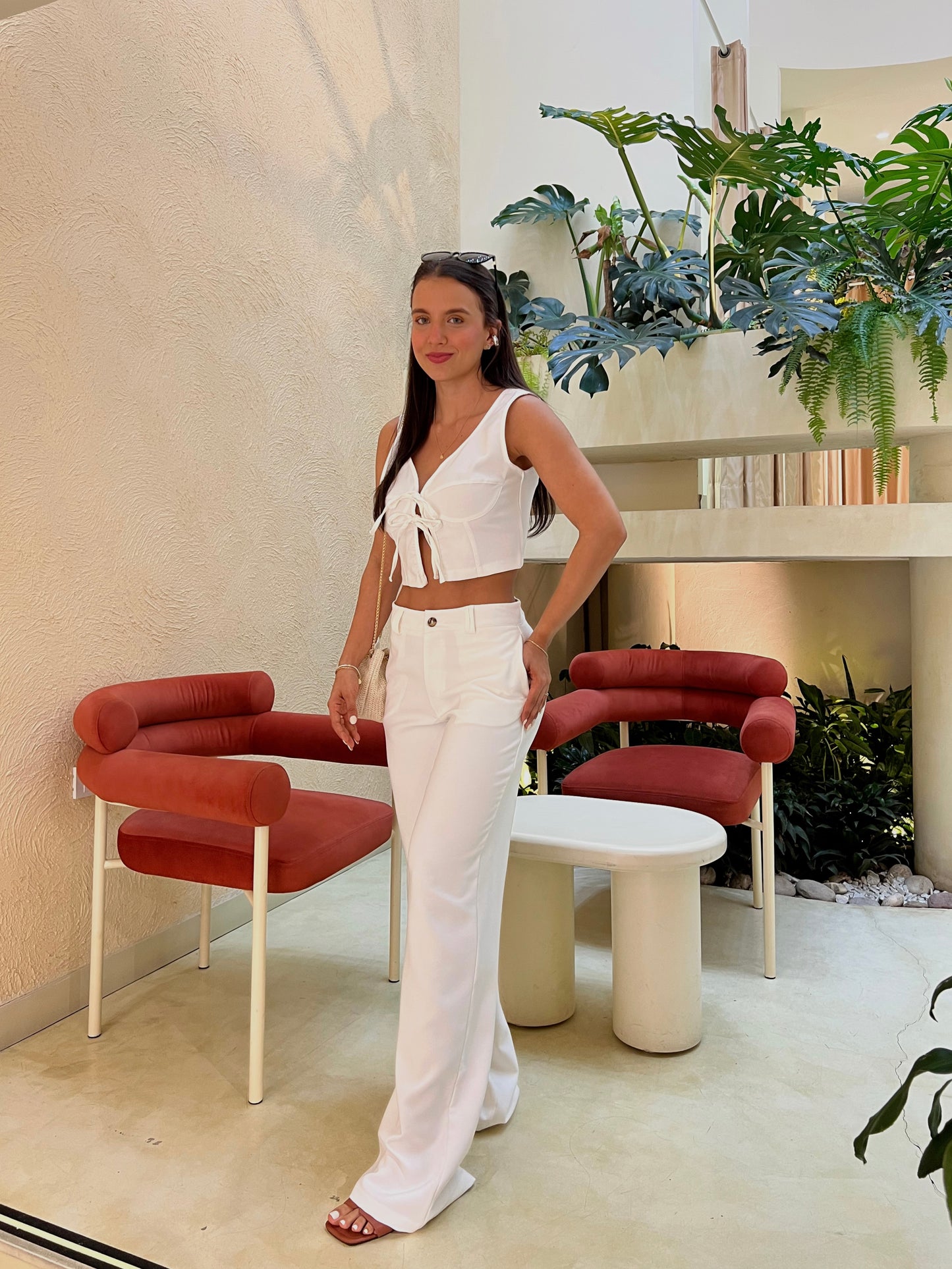 Pantalón Palmira Marfil