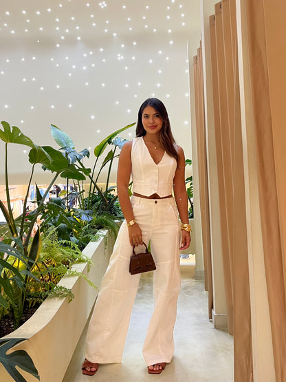 Chaleco Bélgica Marfil