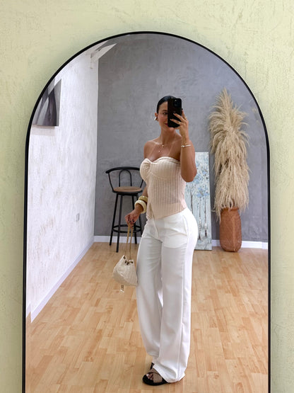 Pantalón Palmira Marfil