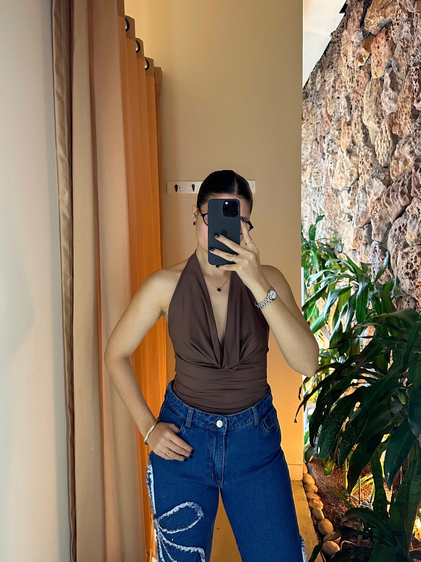 Blusa Aria Café