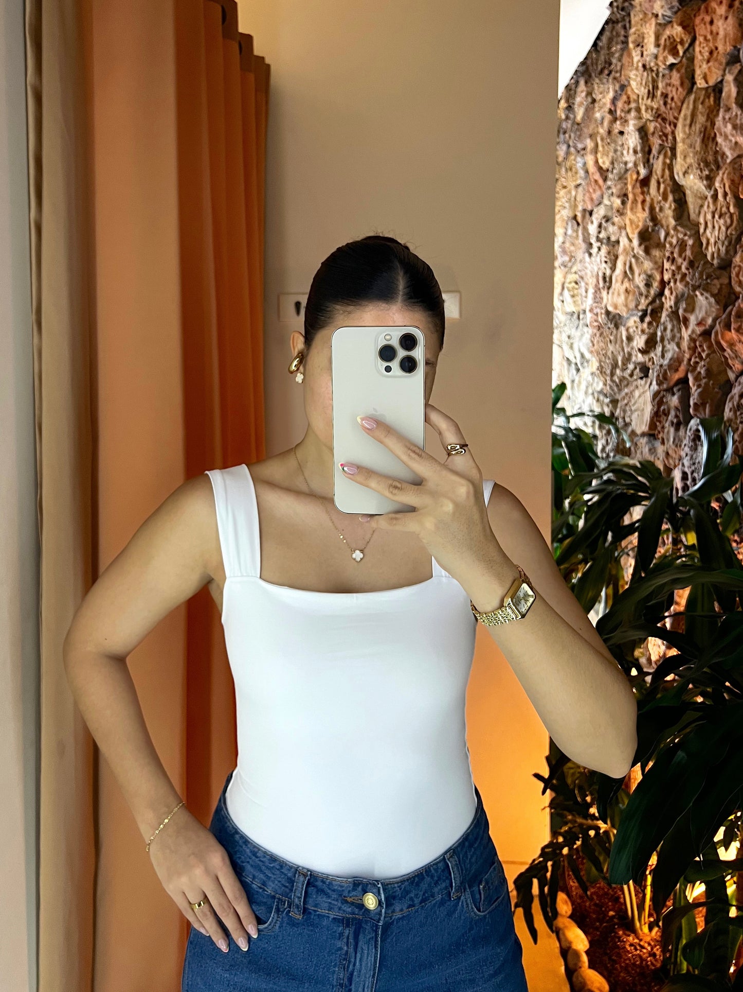 Básica Ámbar Blanca