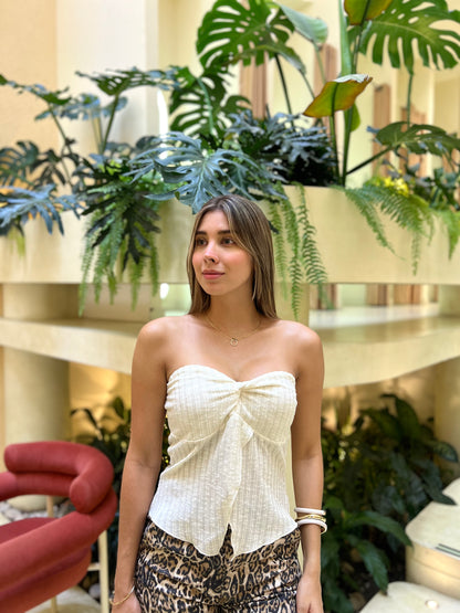 Blusa Rebecca Marfil