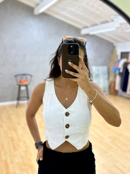 Chaleco Aura Blanco