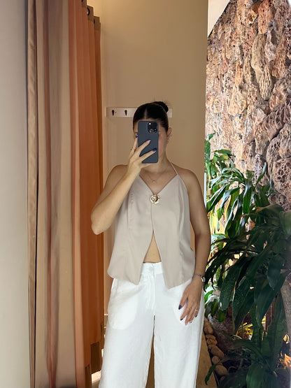 Blusa Dalia Beige