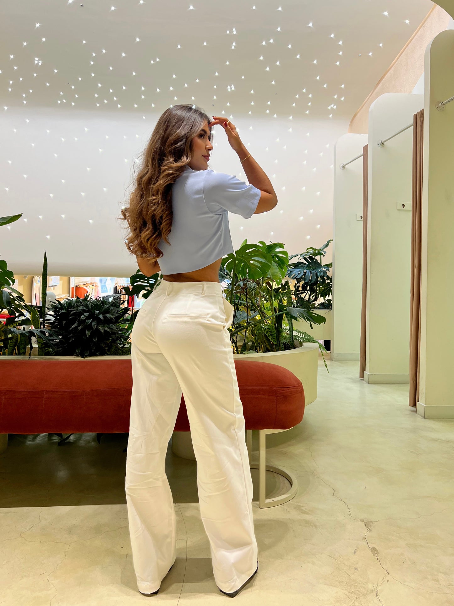 Pantalón Davos Marfil