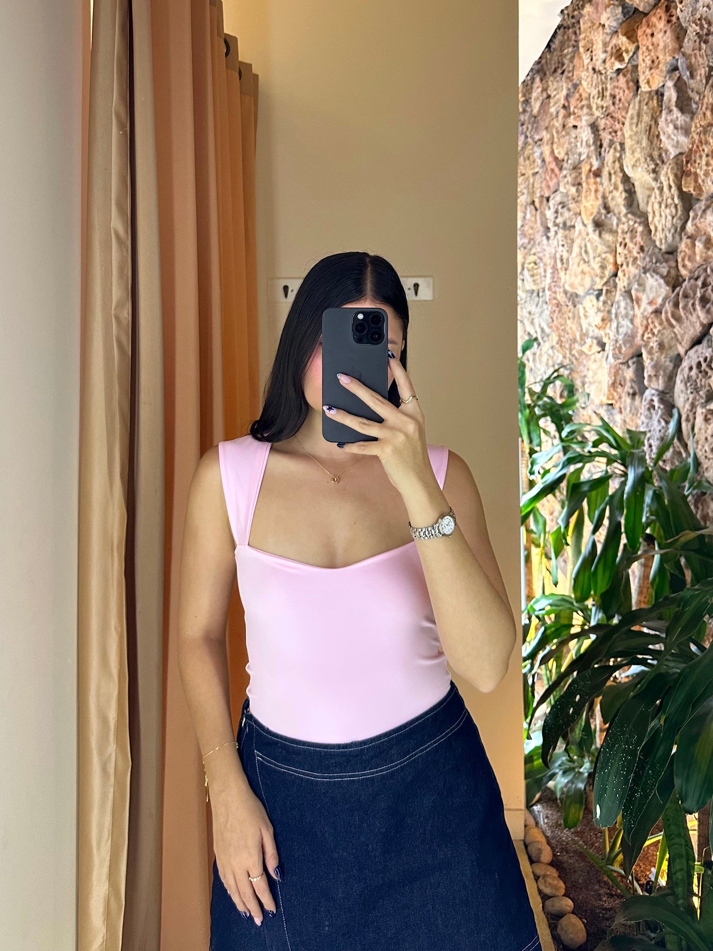 Blusa Maité Rosada