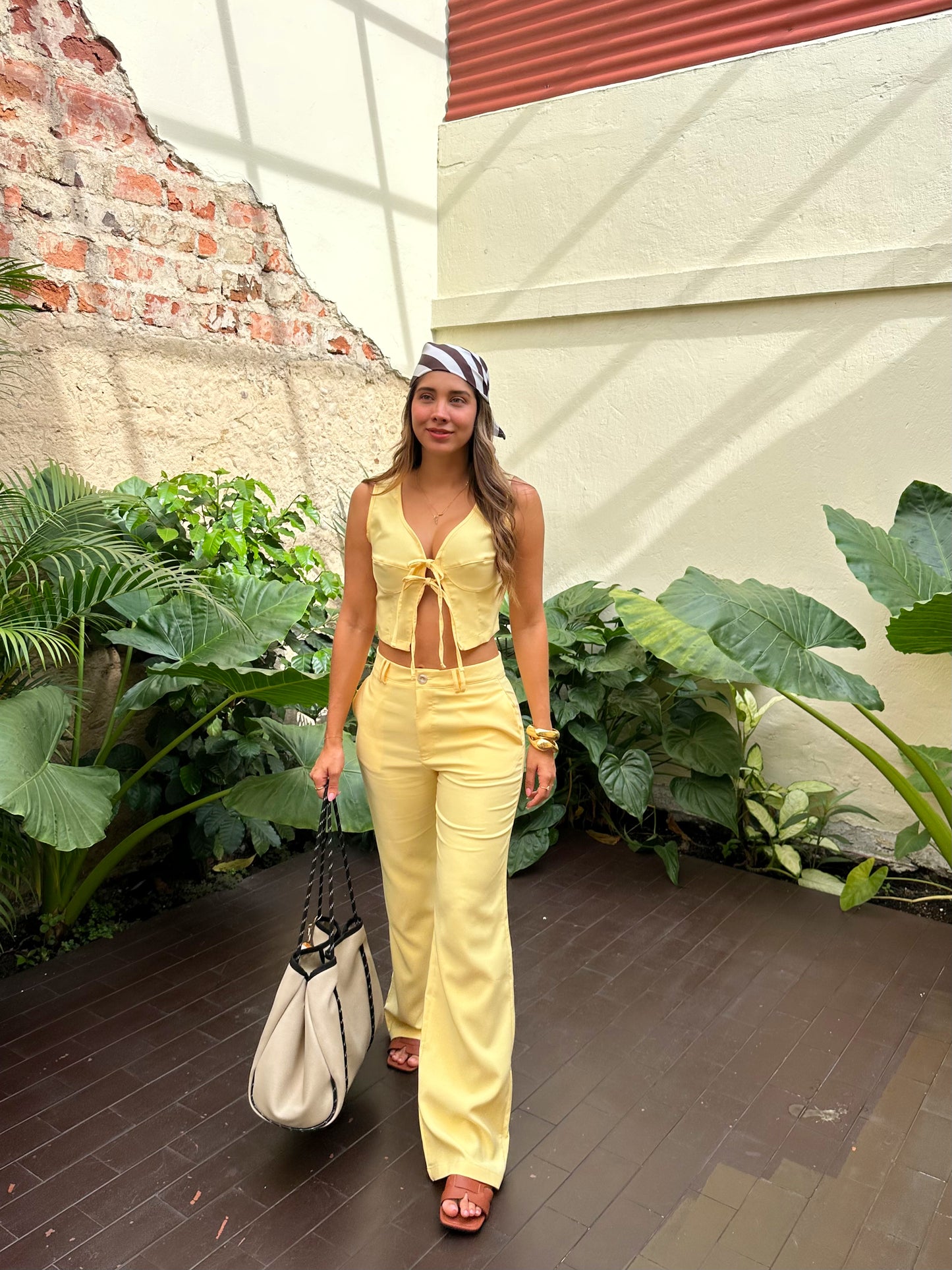 Pantalón Palmira Amarillo