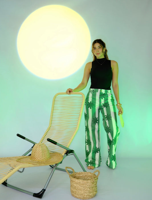Pantalón Flor del Desierto Verde