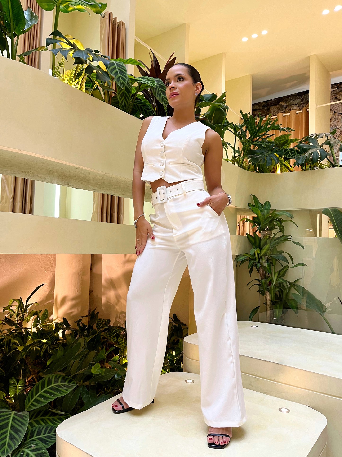 Pantalón Milano Blanco