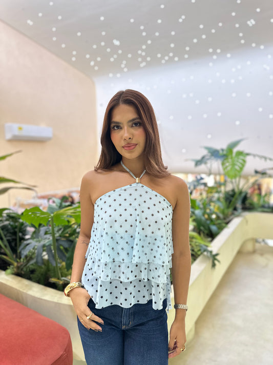 Blusa Lira Celeste