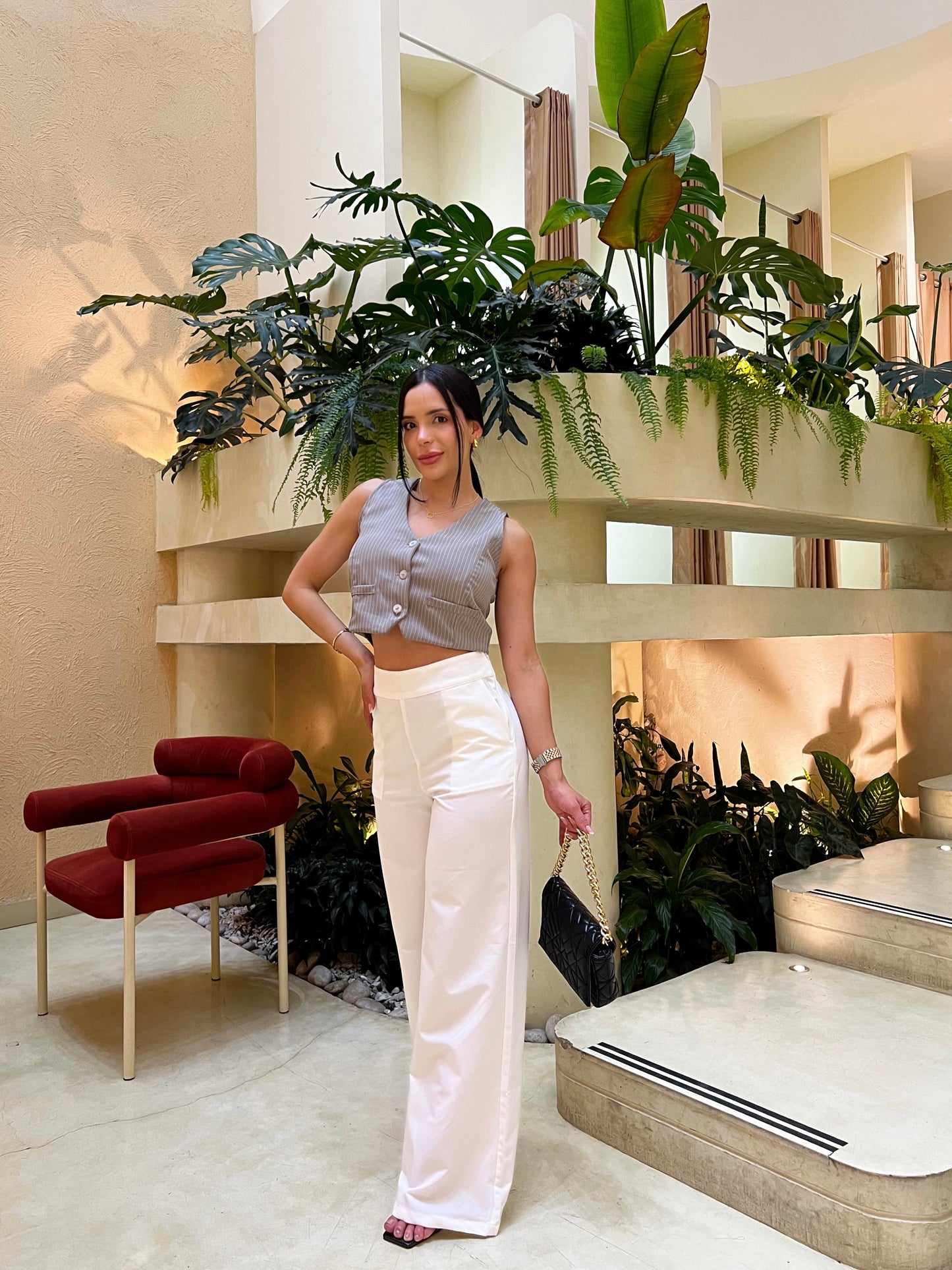 Pantalón Mykonos Marfil