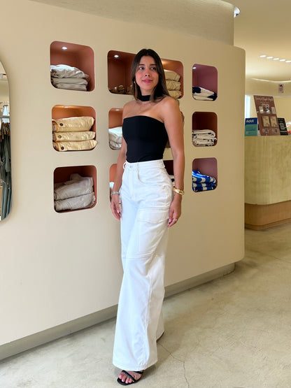 Pantalón Cargo Milán Blanco