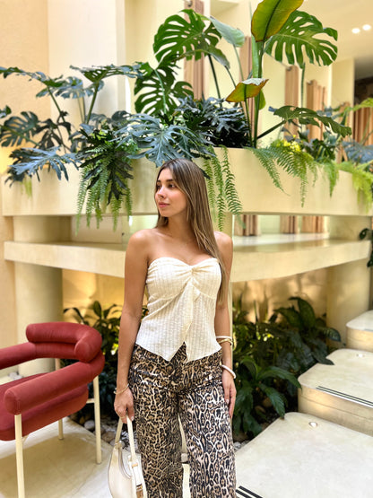 Blusa Rebecca Marfil