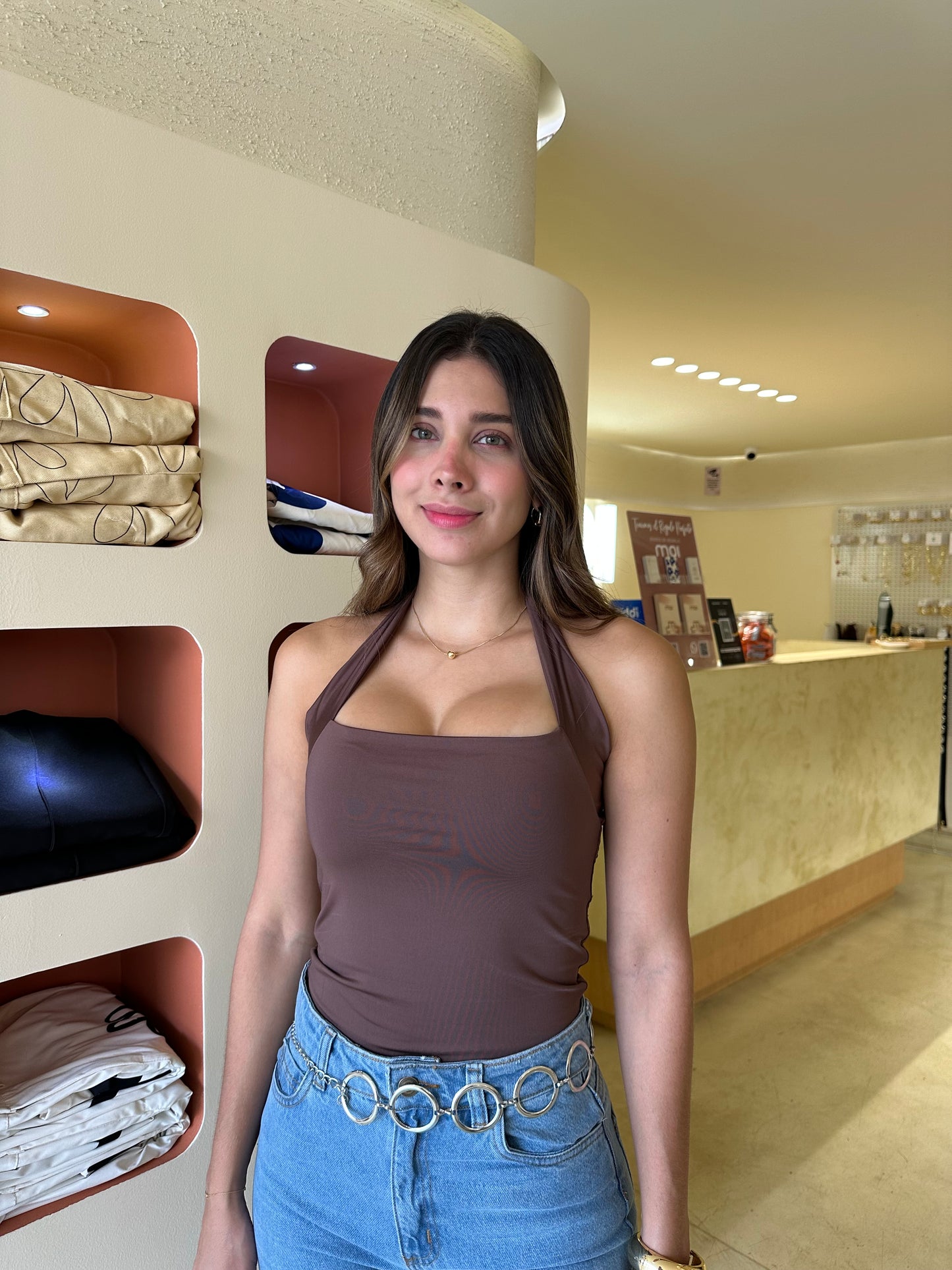 Blusa Noa Café