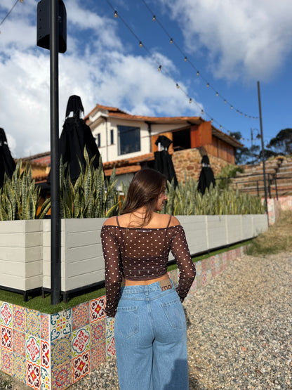 Blusa Semilla Café