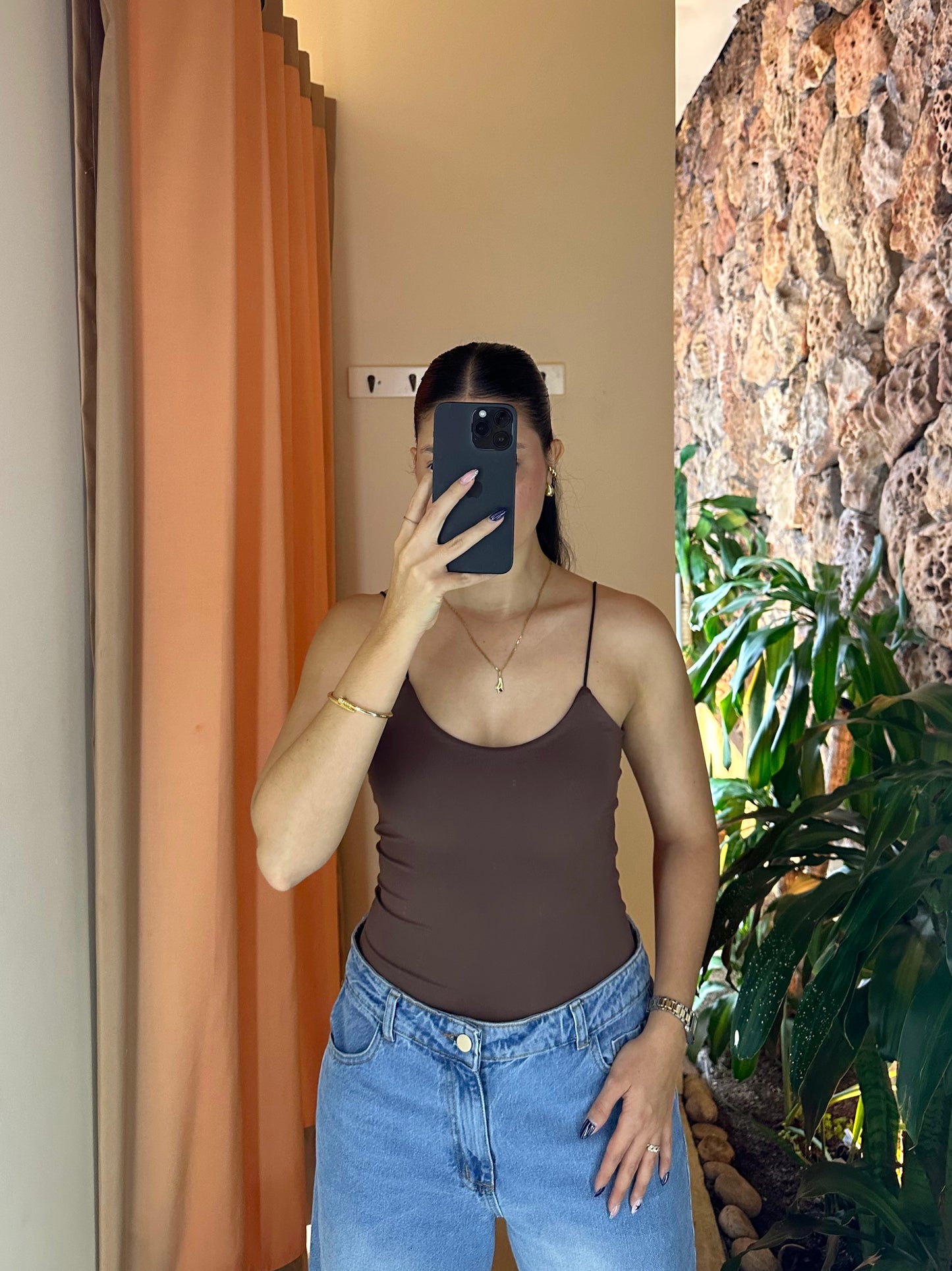 Blusa Elena Café