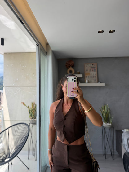 Blusa Prisma Café
