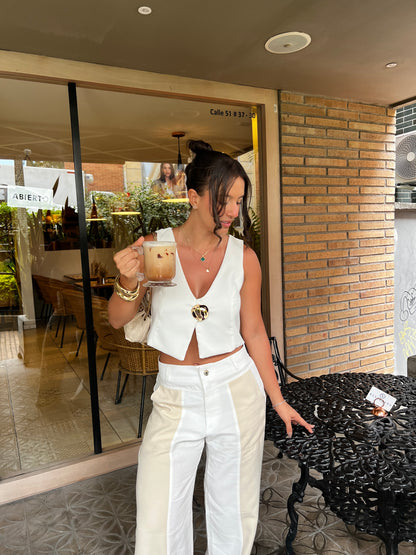 Chaleco Marquesa Blanco