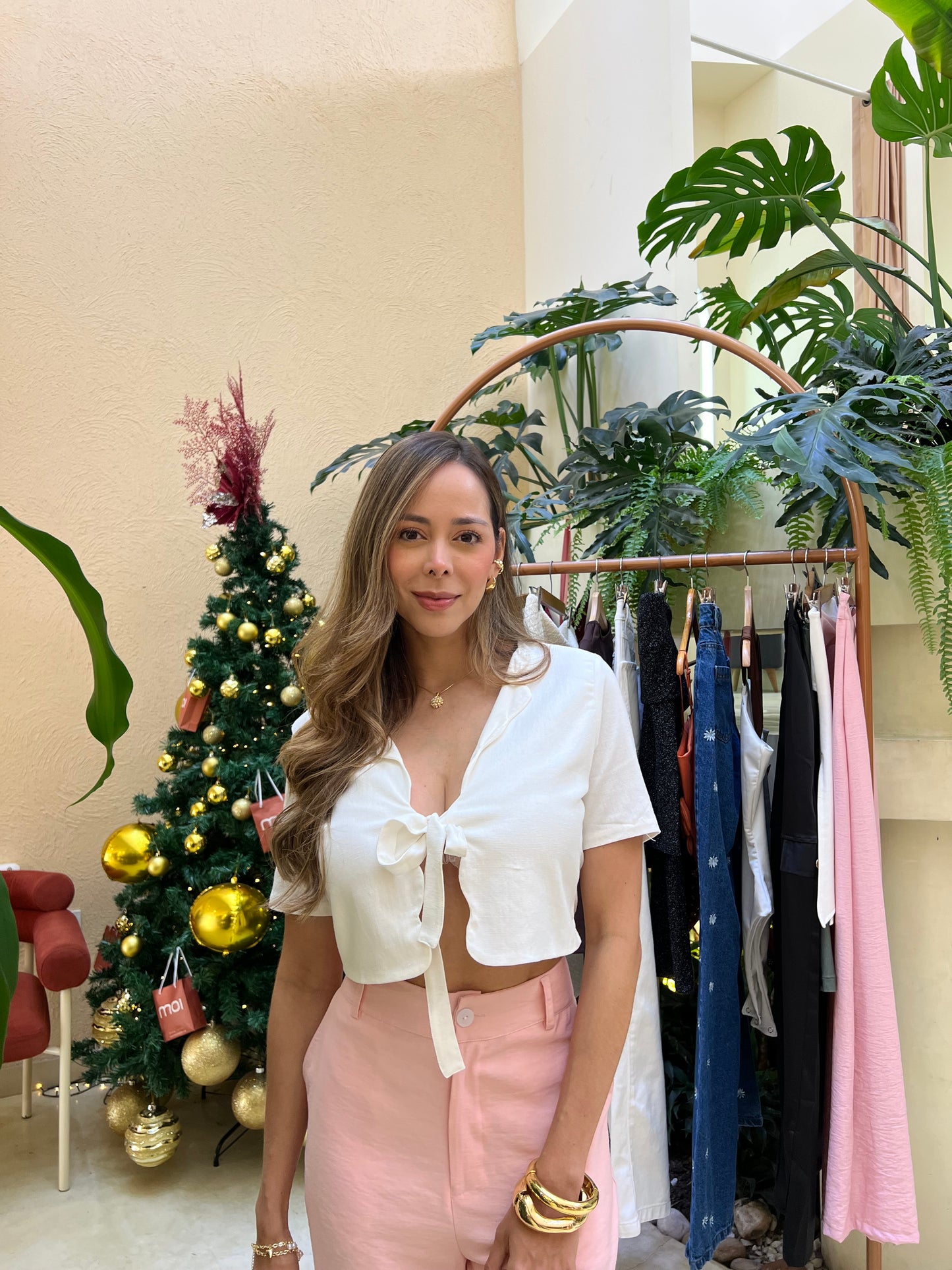 Blusa Cristine Marfil